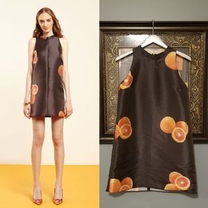 Annie P. Italian designer dress printed oranges